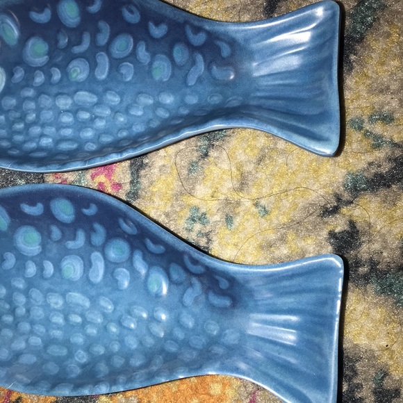 NWT Opalhouse melamime set of 2 snack bowls in fish shape - Picture 4 of 6